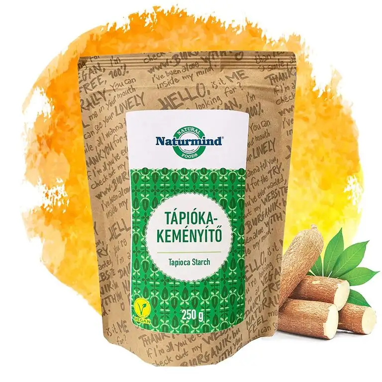 Naturmind Tapiokastärke 250g | Glutenfrei stärke | Vegan | Paleo | Gluten Free Tapioca Starch | 100% Rohkostqualität | Fein gemahlen und Geschmacksneutral | Ideal Backen Kochen | Abbinden Pudding