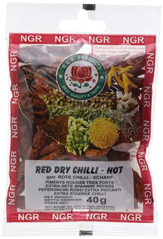 Ngr Chilischoten, extra scharf, ganz, 40 g