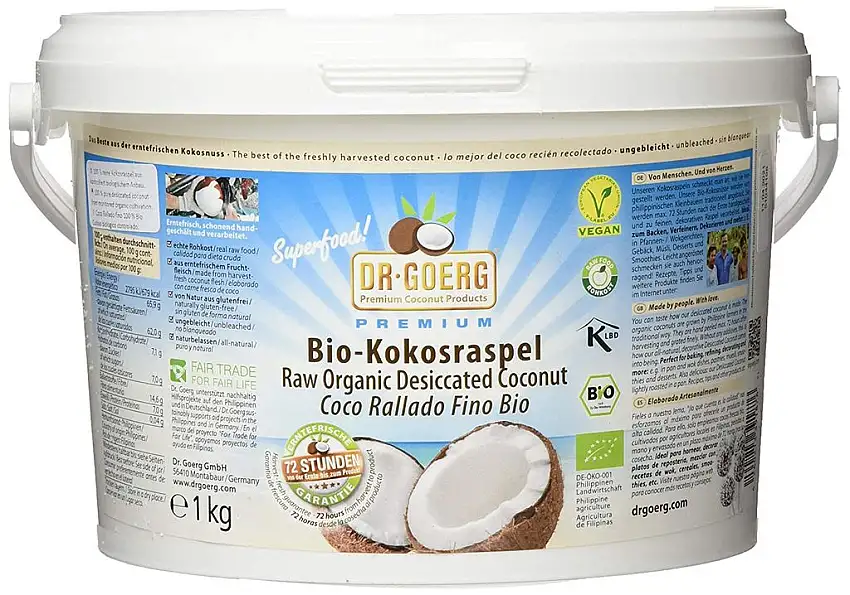 Dr. Goerg Premium Bio-Kokosraspel, 1000 g