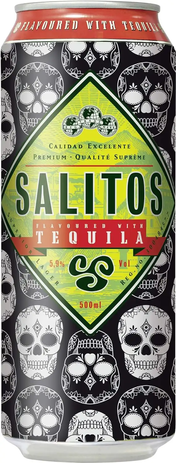 Salitos Tequila Flavored Biermischgetränk, EINWEG (1 x 0,5 l)