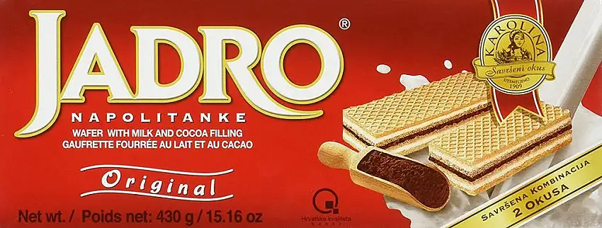 Jadro Original Neapolitanerwaffeln, 2er Pack (2 x 430 g)