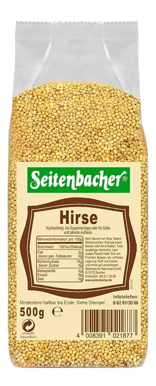 Seitenbacher Hirse, 4er Pack (4 x 500 g Packung)
