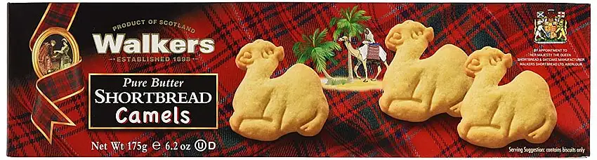 Walkers Shortbread Camels, 4er Pack (4 x 175 g)
