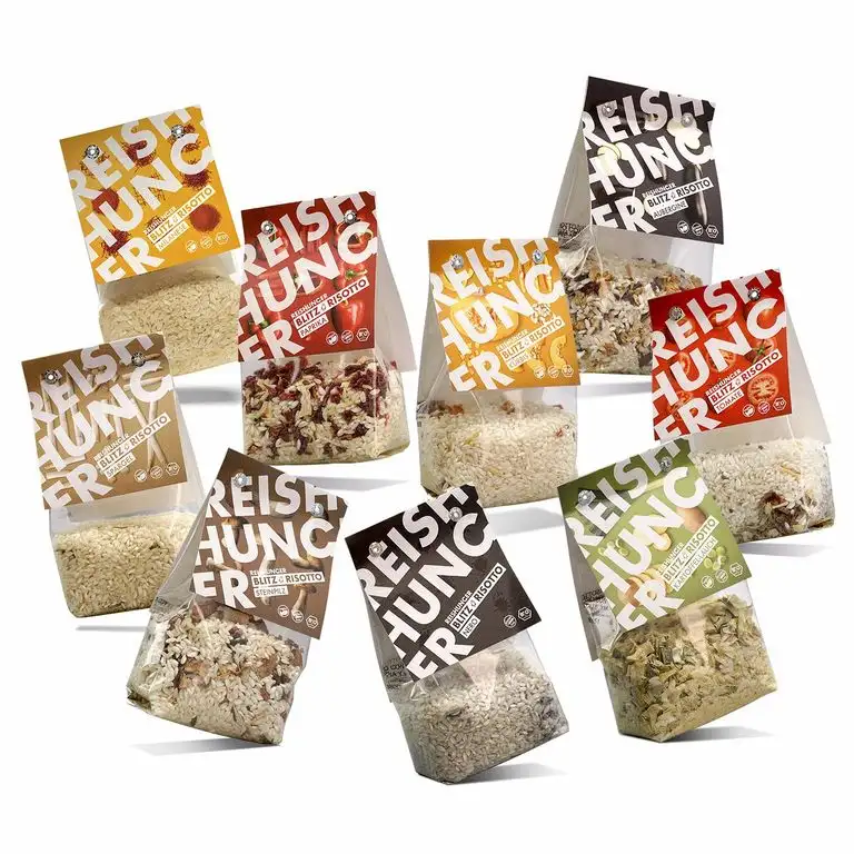 Reishunger BIO Blitz-Risotto Fertigmischungen im Set - 9 verschiedene Sorten (9 x 250g) - Glutenfrei - Auch als 3er und 6er Set verfügbar