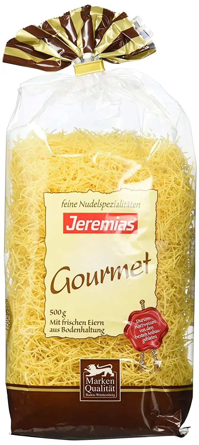 Jeremias Fadennudeln, Gourmet Frischei-Nudeln, 3er Pack (3 x 500 g Beutel)