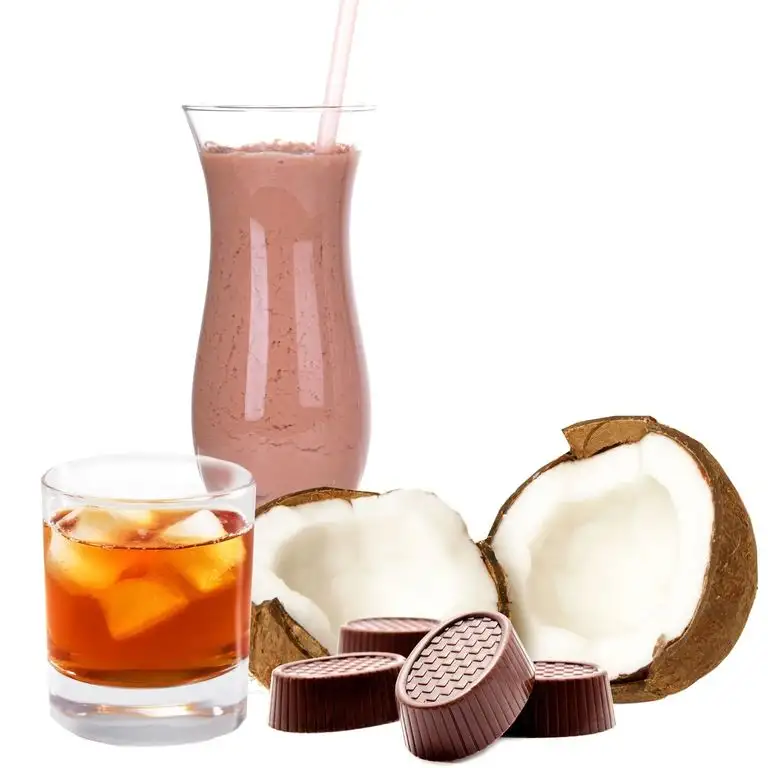 Kokos Rum Praline Molkepulver Luxofit mit L-Carnitin Protein angereichert Wellnessdrink Aspartamfrei Molke (Kokos Rum Praline, 333 g)