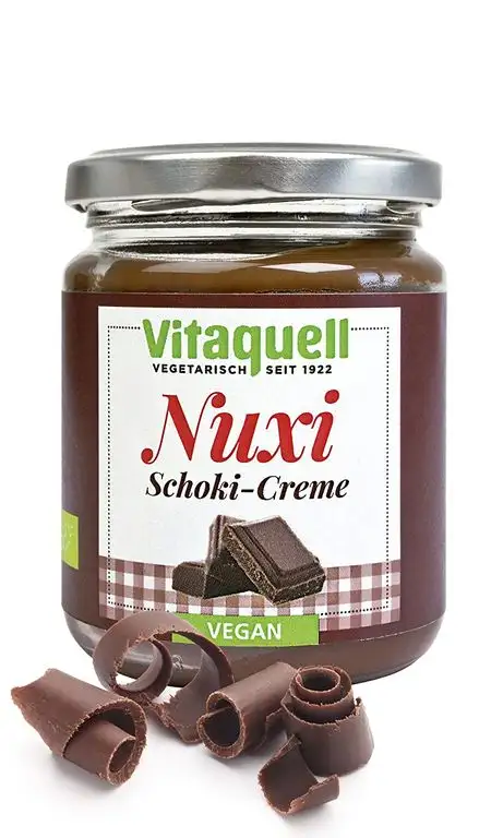 Vitaquell Nuxi Schoki Creme Bio vegan, 250 g schokoladiger Geschmack