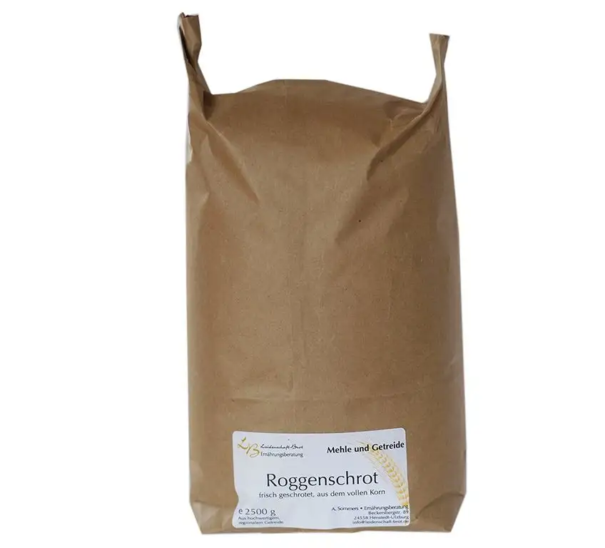 2,5 kg Roggenschrot Vollkorn aus konventionellen Anbau aus Schleswig-Holstein