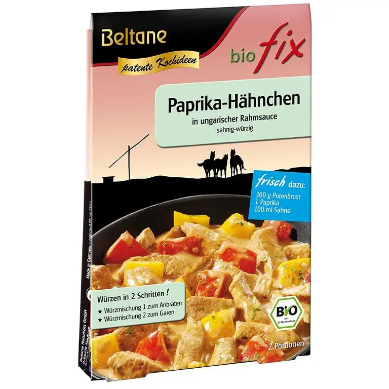 Beltane Bio biofix Paprika Hähnchen (2 x 19,20 gr)