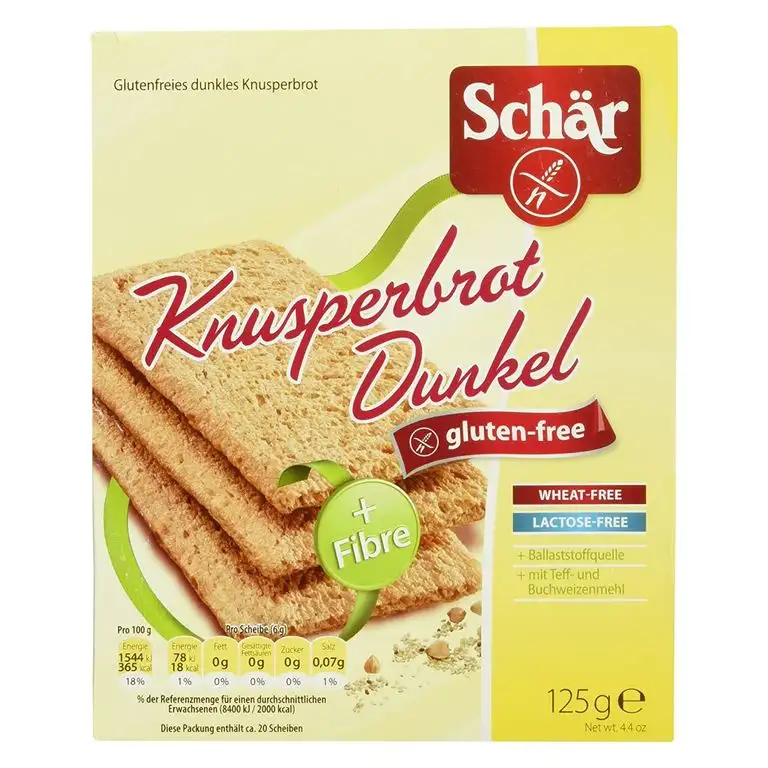 Schär Knusperbrot Dunkel glutenfrei 125g