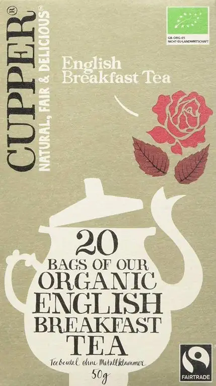 Cupper English Breakfast Tee, 4er Pack (4 x 50 g)