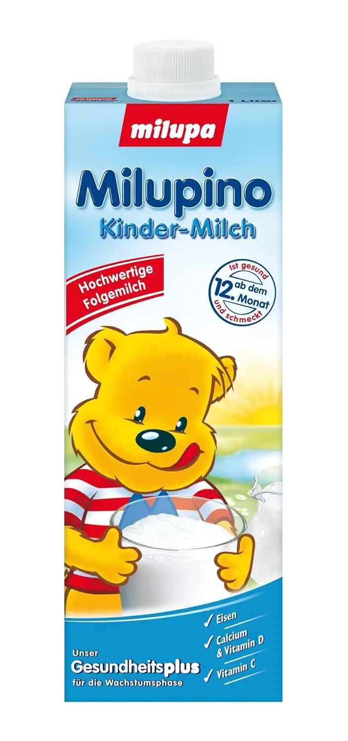 Milupa Milupino Kinder-Milch 12. Monat, tinkfertig, 12er Pack (12 x 1 l)