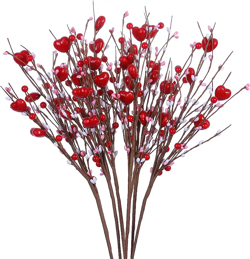 JINGHONG Valentinstag-Schäfte (rot-pink-weiß)