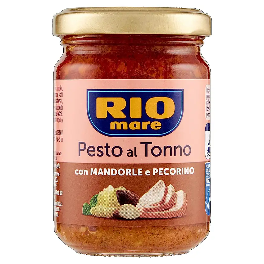 Rio Mare Pesto al Tonno con Mandorle e Pecorino Thunfischpesto mit Mandeln und Pecorino 130g