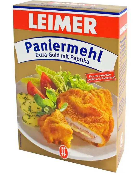 Leimer Paniermehl Extra-Gold, 5er Pack (5 x 400 g)