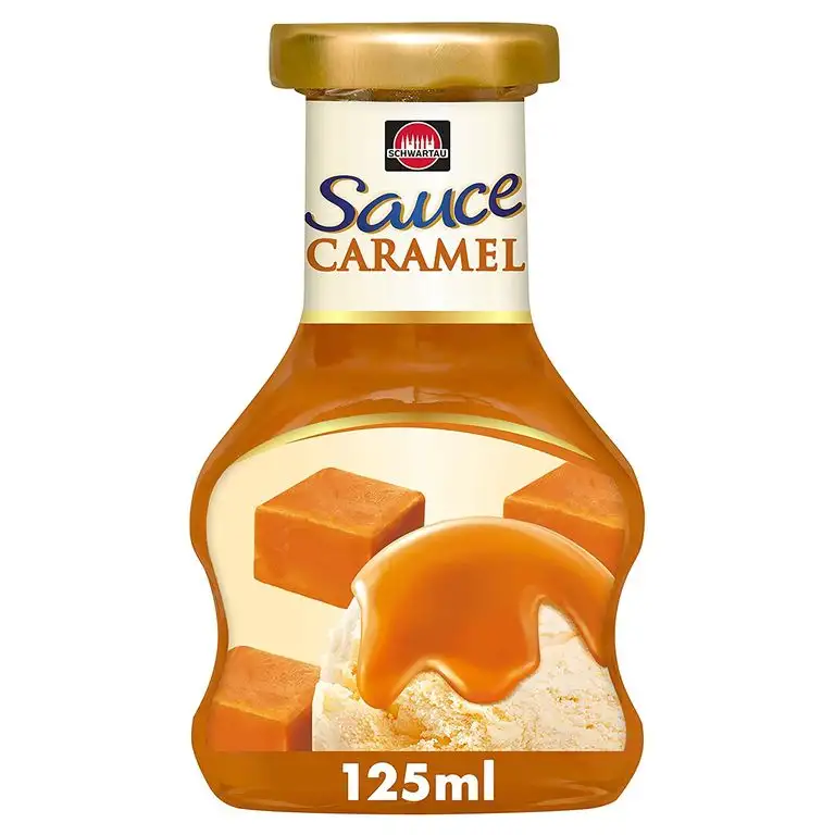 Schwartau Dessert Sauce Caramel, 8er Pack (8 x 125 g)