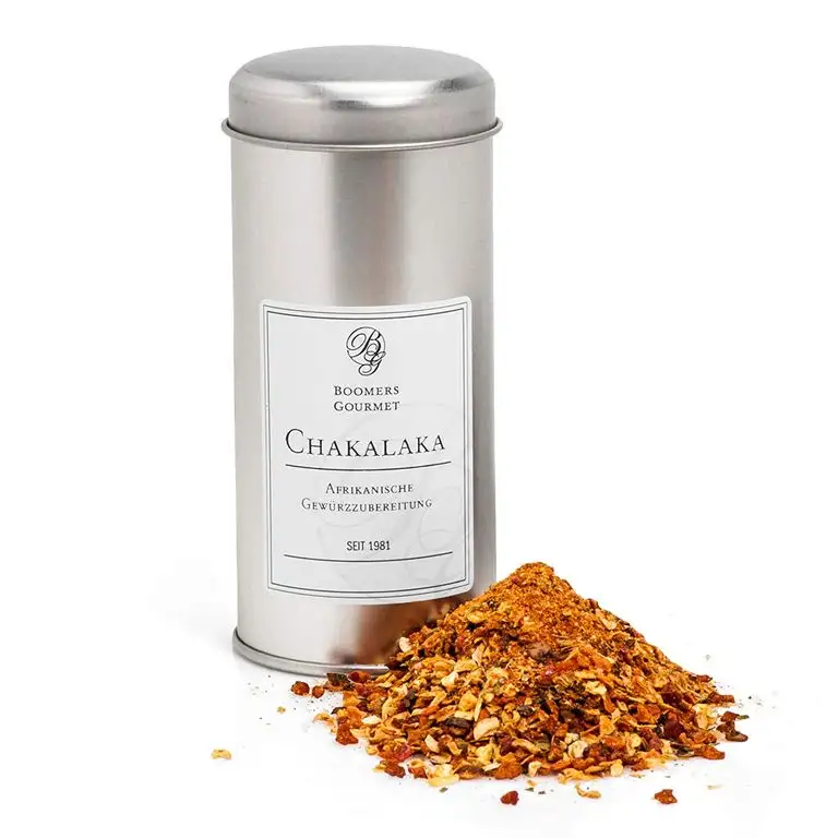 Boomers Gourmet - Chakalaka Gewürz I Chakalaka Gewürzmischung Afrikanisch - Gewürzdose - 60 g