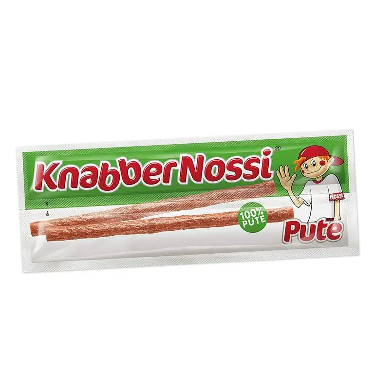 Knabber Nossi Pute (2 Stück), 20er Pack (20 x 25 g)