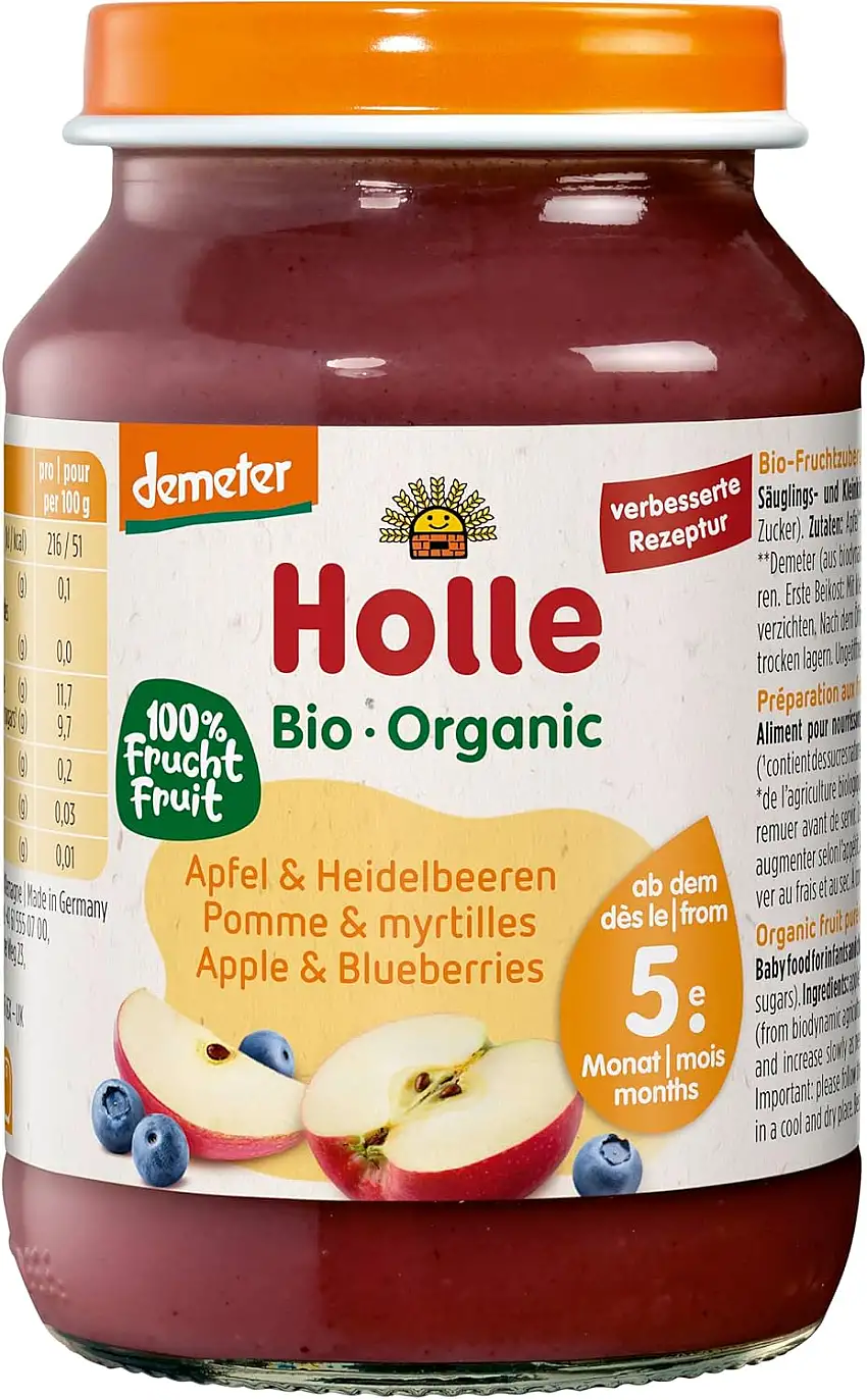 Bio Apfel & Heidelbeeren