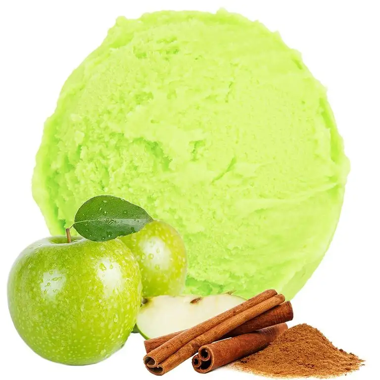 Zimt Apfel Geschmack 333 g Gino Gelati Eispulver für Ihre Eismaschine