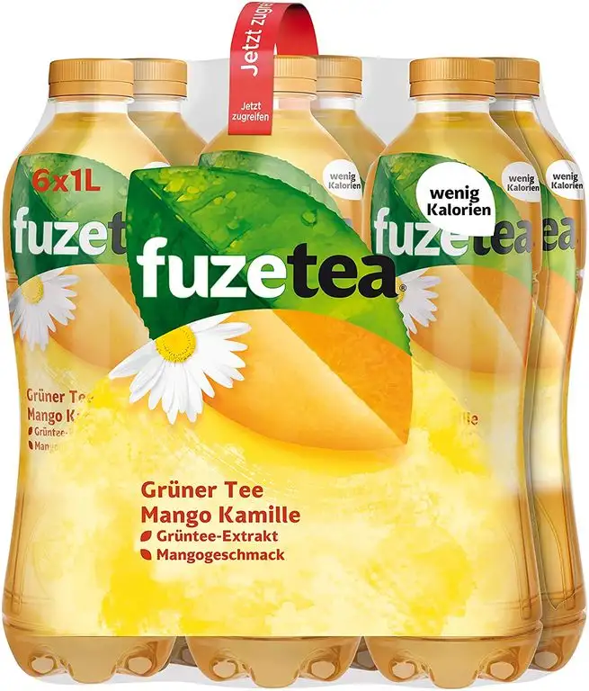 Fuze Tea Mango Kamille Einweg, 6er Pack (6 x 1 l)