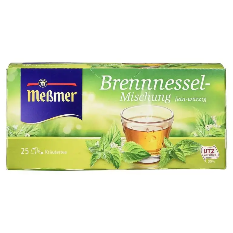 Meßmer Brennnessel-Mischung | 25 | Teebeutel | Vegan | Glutenfrei | Laktosefrei
