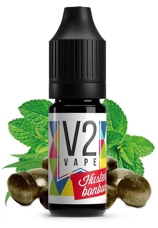 V2 Vape Hustenbonbon AROMA / KONZENTRAT hochdosiertes Premium Lebensmittel-Aroma zum selber mischen von E-Liquid / Liquid-Base für E-Zigarette und E-Shisha 30ml 0mg nikotinfrei