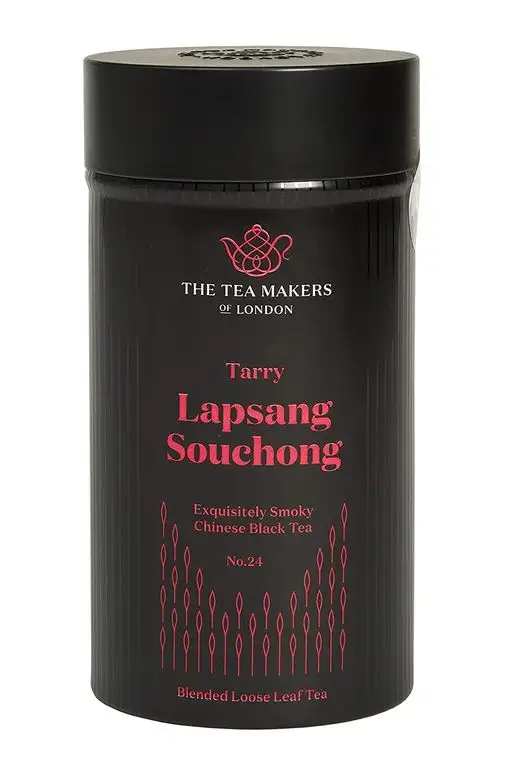 The Tea Makers of London Tarry Lapsang Souchong Rauchtee von prämiertem Teekontor Geschenkidee für Männer, 1er Pack (1 x 125 g)