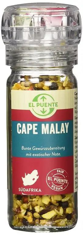 El Puente Cape Malay, bunte Gewürzmischung, 3er Pack (3 x 45 g)