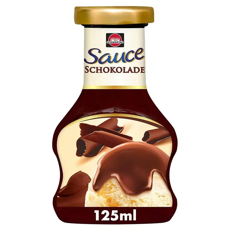 Schwartau Dessert Sauce Schokolade, 8er Pack (8 x 125 g)