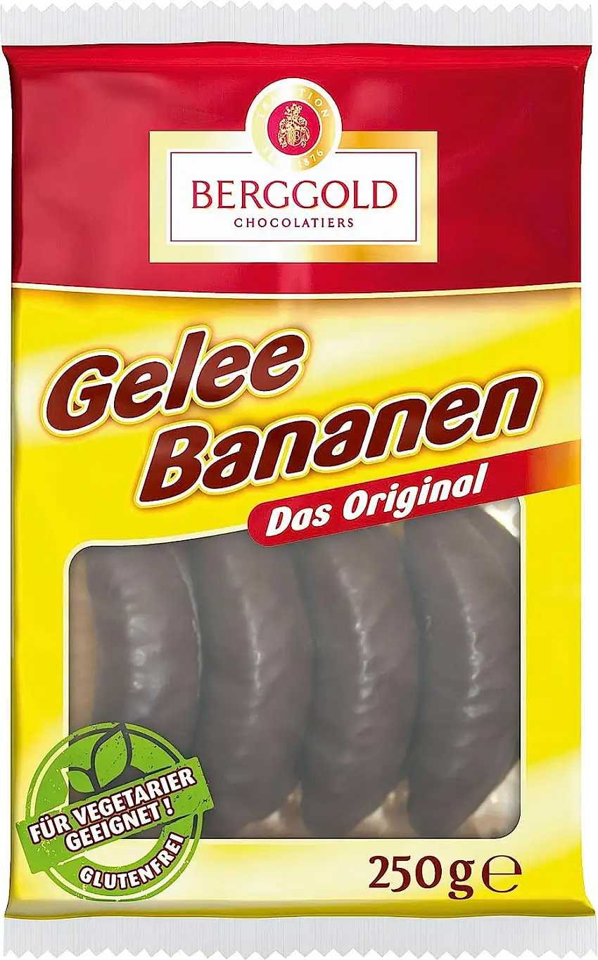 Berggold - Gelee Bananen Schokolade - 250g