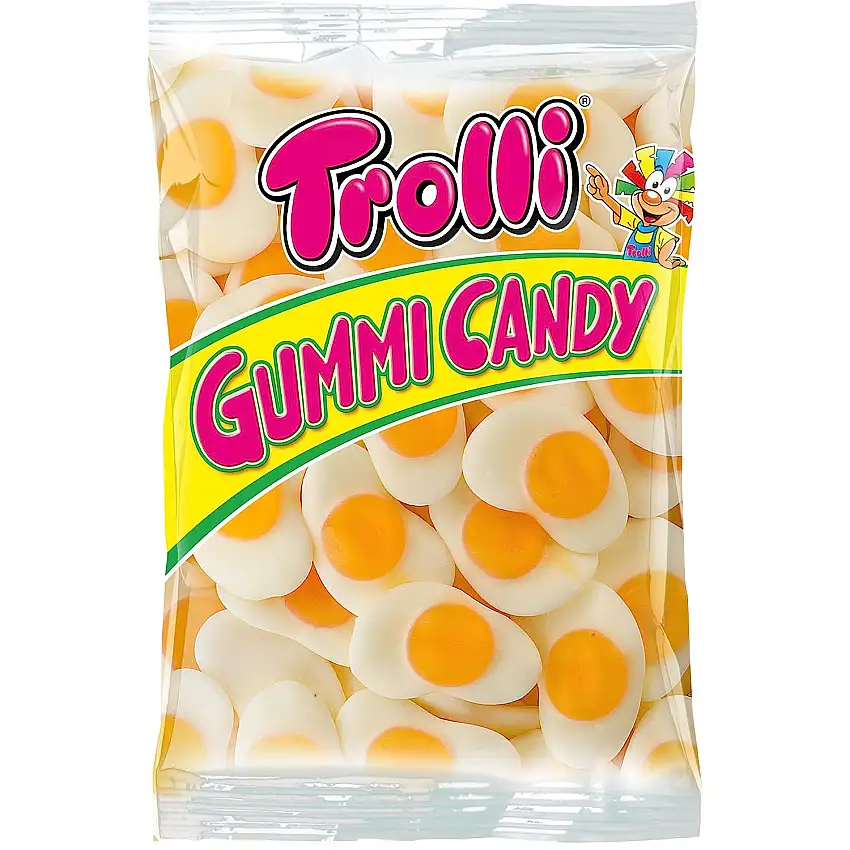 Trolli Spiegeleier aus Fruchtgummi mit Schaumzucker 1 KG