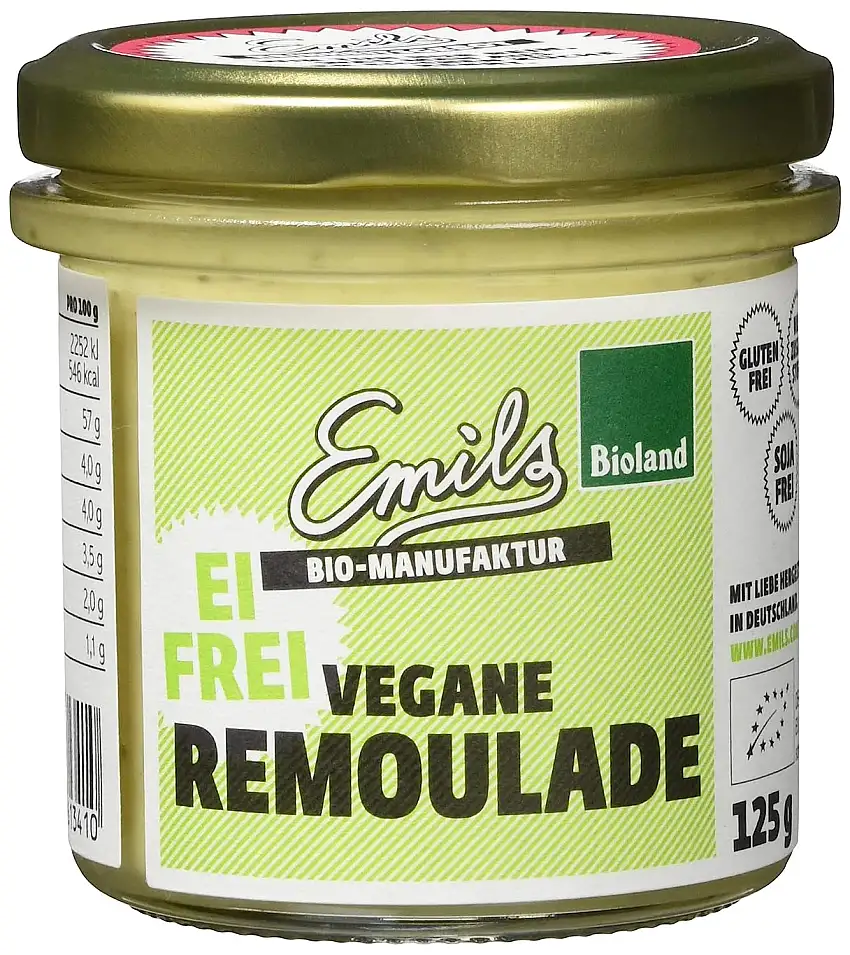 Emils Bio Vegane Remoulade, glutenfrei, 6er Pack (6 x 125 g)