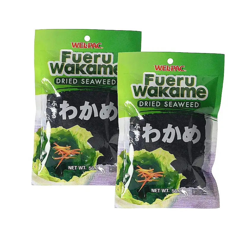 WEL-PAC Fueru Wakame Dried Seaweed 57 g (2 Pack)