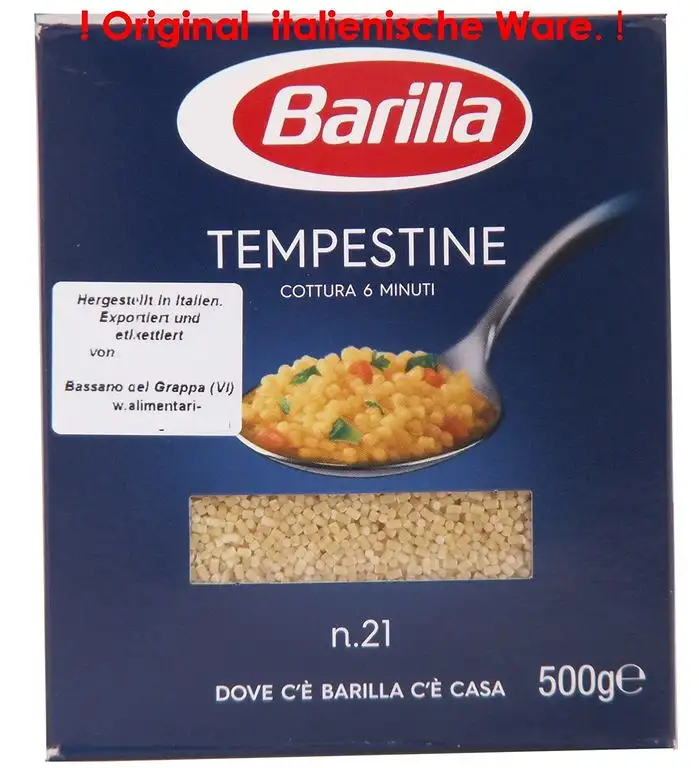 Barilla Tempestine 11 x 500g = 5500gTeigwaren aus Hartweizengrieß