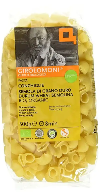 Girolomoni Bio Conchiglie aus Hartweizen, 12er Pack (12 x 500 g)
