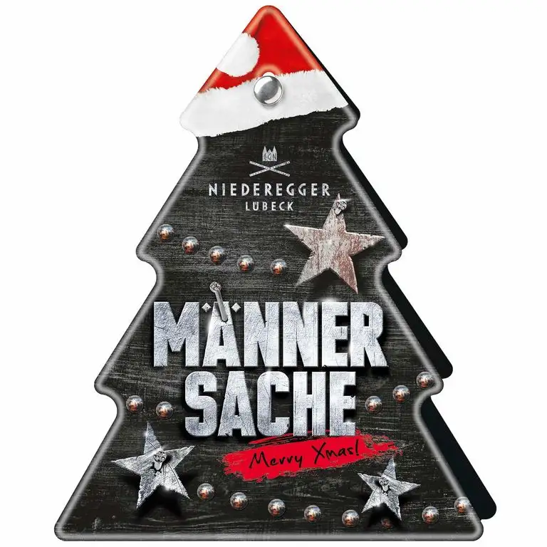 Niederegger - Männersache Tannenbaum Pralinen Marzipan - 85g