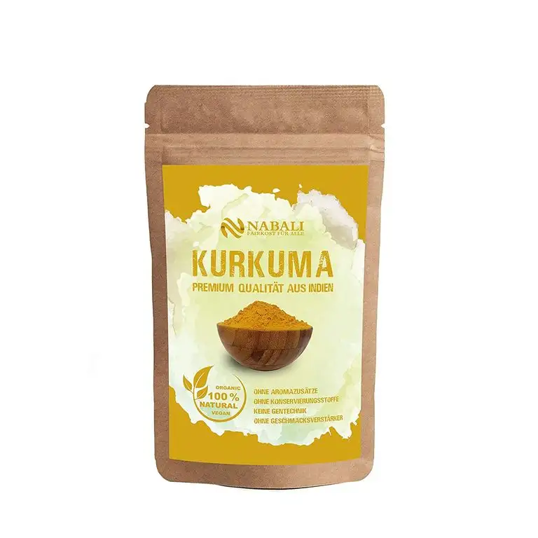 NABALI FAIRKOST FÜR ALLE Gewürz Kurkuma aus Indien 400 g - 100% naturell aromatisch traditionell frisch orientalisch I ohne Konservierungsstoffe I vegan I unbehandelt I Superfood