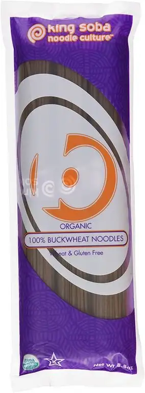 King Soba - Glutenfreie Vegane Bio-Nudeln aus 100% Buchweizen (6x250g) Noodles - 3 Portionen pro Pasta Packung