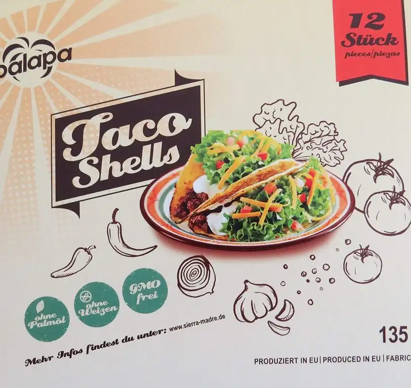 Palapa Taco Shells - Maistortilla - 12 Stück