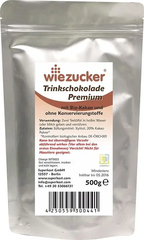 Wiezucker Premium Trinkschokolade, 1er Pack (1 x 500 g)