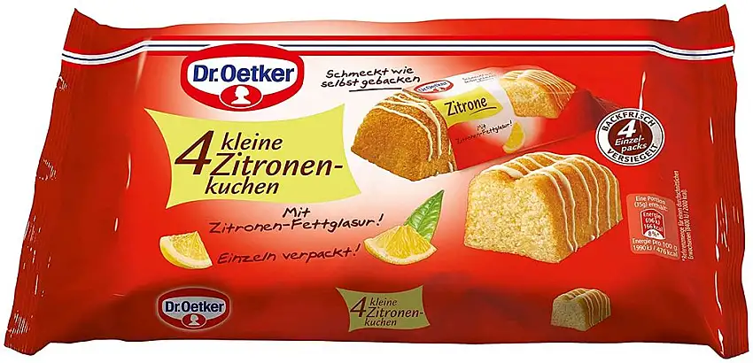 Dr. Oetker - 4 Kleine Zitronenkuchen - 140g