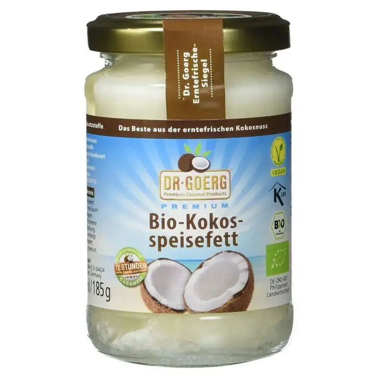 Dr. Goerg Premium Bio-Kokosspeisefett, 200 ml
