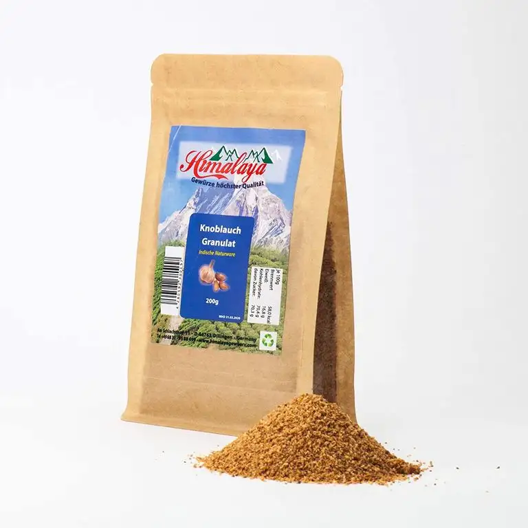 knoblauchgranulat knoblauch granuliert knoblauch granulat grob garlic granules 200g knoblauchgranulat aus Indien