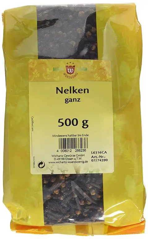 Wichartz Würzkönig Nelken ganz, 2er Pack (2 x 500 g)