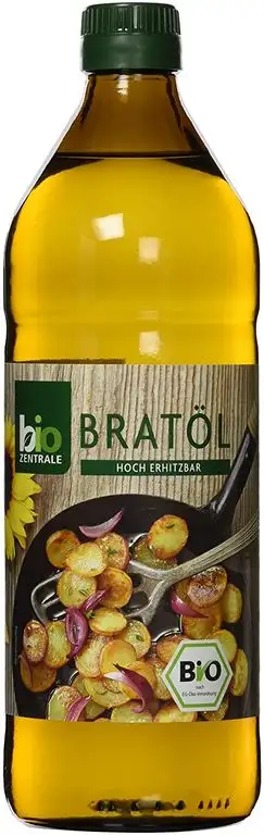 biozentrale Bratöl hocherhitzbar Bio Vegan, 3er Pack (3 x 750 g)
