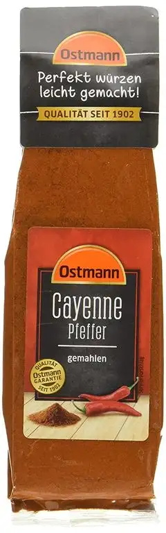 Ostmann Cayenne-Pfeffer gemahlen, 3er Pack (3 x 40 g)
