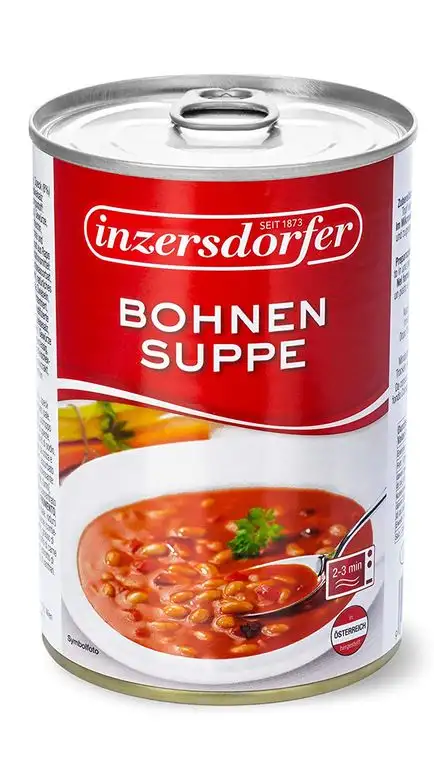 Inzersdorfer Bohnensuppe, 6er Pack (6 x 400 ml)