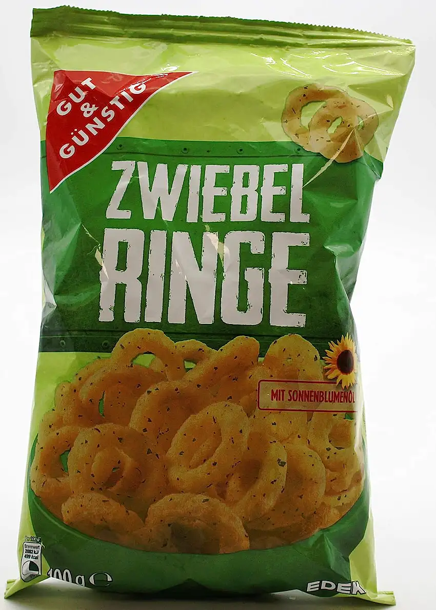 Gut & Günstig Zwiebelringe, 7er Pack (7 x 100g)