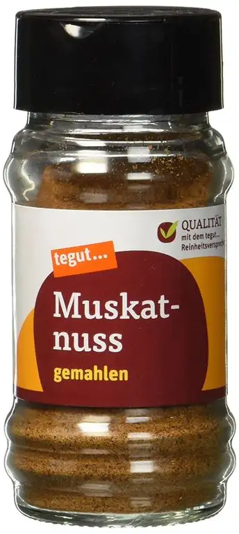 tegut... Muskatnuss gemahlen Gewürz, 1 x 40 g